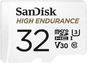 SanDisk 32GB High Endurance UHS-I microSDHC Memory Card with SD Adapter
