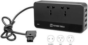 Tether Tools ONsite D-Tap to AC Power Supply, 220V International Version