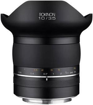 Rokinon SP 10mm F3.5 Wide Angle Lens for Canon EF Mount with AE (Auto Exposure)
