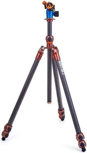 3 Legged Thing Winston 2.0 CF Tripod System, AirHed Pro, Earth Bronze/Ocean Blue