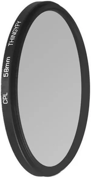 Thingyfy 58mm Circular Polarizer Filter #001T-PP-00022