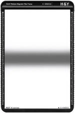 H&Y 100x150mm HD MRC Center GND 0.6 Filter (2-Stops), Magnetic Filter Frame