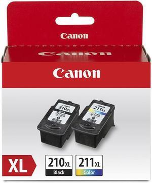 Canon PG-210 XL Black/CL-211 XL Color Ink Cartridges for Select PIXMA Printers