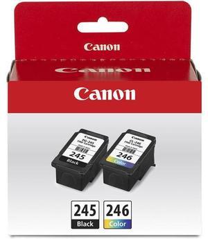 Canon PG-245 Black & CL-246 Color Ink Cartridge Value Pack for PIXMA Printers