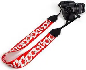 Perri's Leathers CSP-13 Polyester Camera Strap, Canada Flag