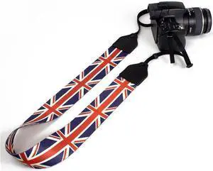 Perri's Leathers CSP-12 Polyester Camera Strap, UK Flag