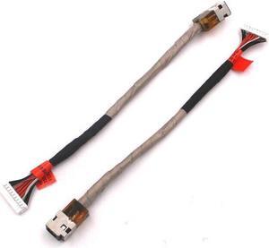 AC DC Jack Power Plug in Charging Port Connector Socket with Wire Cable Harness for HP OMEN 17-AP 17-AP010NR 17-AP020NR 17-AP051NR 17-AP052NR 17-AP092MS 17T-AP000