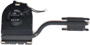 New CPU Cooling Fan with Heatsink Replacement for Lenovo ThinkPad E580 E480 UMA Integrated P/N:01LW126 01LW125 01LW127