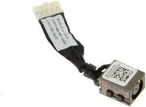 AC DC Jack Power Plug in Charging Port Connector Socket with Wire Cable Harness Replacement for Dell Latitude 5500 Precision 3540 P/N:W3P6G, 0W3P6G DC301013900