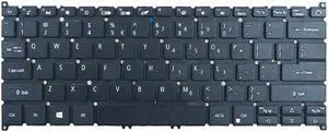 New US English Black Laptop Keyboard (NO-Backlit with frame) for Acer N17W7 N19H4 N17W2 NH16P9 N17W6 SV3P_A80BWL NKI13130CS SV3P_A81BWL NKI1313048 SV3T_A80B NKI13130BU