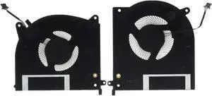 New Laptop CPU & GPU Cooling Fan Replacement For Dell Alienware M15 R2 N18E Gaming P/N:0X9FRW DFSCK324162A2P DFS2013121H0T