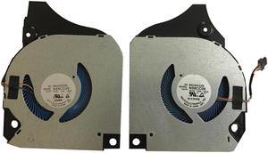 New CPU+GPU Cooling Fan Replacement For Dell G7 17 7790 P/N: NS8CC08-18G29 NS8CC09-18G30 0F7N58 0X4F3M