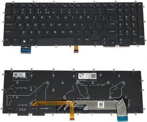 New US Black English Backlit Laptop Keyboard (without palmrest) for Dell Alienware P79F P79F001 Light Backlight