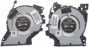 New CPU+GPU Cooling Fan Replacement for HP ZBook 15v G5 Mobile Workstation P/N:L25223-001 L25224-001