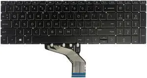 New US English Black Keyboard (without palmrest) Replacement for HP ENVY X360 15-DR1070WM 15-DR1072MS 15-DR1075CL 15-DR1076NR 15-DR1679CL 15-dr1023nr 15M-DR1011DX 15M-DR1012DX