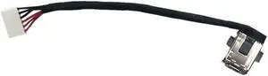 AC DC Jack Power Plug in Charging Port Connector Socket with Wire Cable Harness for ASUS TUF GAMING FX505D FX505DT FX505DU FX505GM FX505DT-AH51 FX505GE FX505DY FX505DY-ES51 P/N:1417-00L40A2