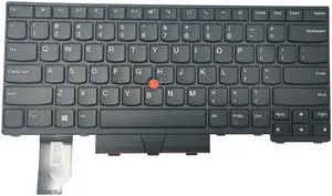 New US Black English Laptop Keyboard (Non-backlit) Compatible with Lenovo Thinkpad L14 (type 20U1, 20U2 20U5, 20U6) L14 Gen 2 (type 20X1 20X2) P/N: 5N20W67652 5N20W67688