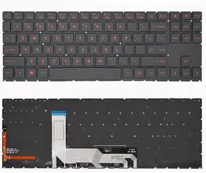 New US Red English Backlit Laptop Keyboard (Without palmrest) for HP Omen 15-EN 15-EN0013DX 15-EN0023DX 15-EN0010CA 15-EN0029NR 15-EN0036NR 15-EN1008CA 15-EN1013DX 15-EN1097NR 15-EN1010NR New US Red English Backlit Laptop Keyboard (Without palmrest) for HP Omen 15-EN 15-EN0013DX 15-EN0023DX 15-EN0010CA 15-EN0029NR 15-EN0036NR 15-EN1008CA 15-EN1013DX 15-EN1097NR 15-EN1010NR