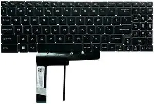 New US Black English Backlit Laptop Keyboard (Without palmrest) for MSI Pulse GL66 Pulse GL76 MS-1584 Light Backlight New US Black English Backlit Laptop Keyboard (Without palmrest) for MSI Pulse GL66 Pulse GL76 MS-1584 Light Backlight