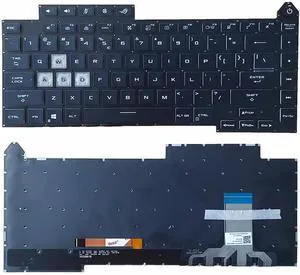 New US Black English Backlit Laptop Keyboard (Without palmrest) for ASUS ROG Strix G15 G513 G513IH G513IC G513QC G513QE New US Black English Backlit Laptop Keyboard (Without palmrest) for ASUS ROG Strix G15 G513 G513IH G513IC G513QC G513QE