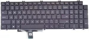 New US Black English Backlit Backlight Laptop Keyboard (Without palmrest) for Dell Precision 7780 7680 3581 New US Black English Backlit Backlight Laptop Keyboard (Without palmrest) for Dell Precision 7780 7680 3581