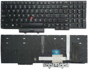 New US Black English Backlit Laptop Keyboard (Without palmrest) for Lenovo Thinkpad E15 Gen 2 Gen 3 Gen 4 New US Black English Backlit Laptop Keyboard (Without palmrest) for Lenovo Thinkpad E15 Gen 2 Gen 3 Gen 4