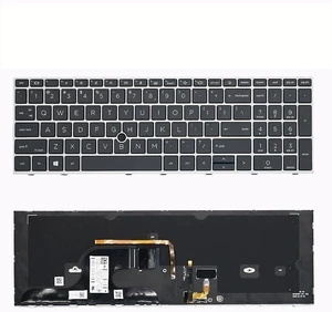 New US Black English Backlit Laptop Keyboard for HP ZBook Fury 15 G7 G8 P/N: M17094-001 L97967-001 L97968-001 M17095-001 New US Black English Backlit Laptop Keyboard for HP ZBook Fury 15 G7 G8 P/N: M17094-001 L97967-001 L97968-001 M17095-001