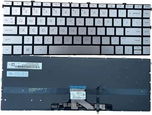 New US Silver Backlit Backlight Keyboard (Without palmrest) for HP Pavilion x360 14-DY 14M-DY 14-DY1007CA 14M-DY0097NR 14-DY0097NR 14-DY0XXX 14-DY0008CA New US Silver Backlit Backlight Keyboard (Without palmrest) for HP Pavilion x360 14-DY 14M-DY 14-DY1007CA 14M-DY0097NR 14-DY0097NR 14-DY0XXX 14-DY0008CA