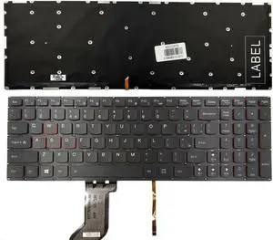 New US black Laptop Keyboard (without frame) For Lenovo IdeaPad Y700 Y700-15ISK SN20K13107 PK1310N1A00
