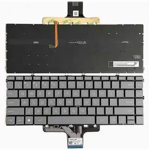 New US Black English Backlit Laptop Keyboard (Without palmrest) Replacement for HP Envy X360 14-ES 14-ES0033DX 14-ES0013DX 14T-ES000 14-ES0000CA 14-ES0010CA Light Backlight New US Black English Backlit Laptop Keyboard (Without palmrest) Replacement for HP Envy X360 14-ES 14-ES0033DX 14-ES0013DX 14T-ES000 14-ES0000CA 14-ES0010CA Light Backlight