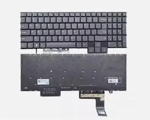 New US Black English with White Backlit Keyboard (Without palmrest) for Lenovo LOQ 15APH8 15IRH8 LOQ 16APH8 16IRH8 New US Black English with White Backlit Keyboard (Without palmrest) for Lenovo LOQ 15APH8 15IRH8 LOQ 16APH8 16IRH8
