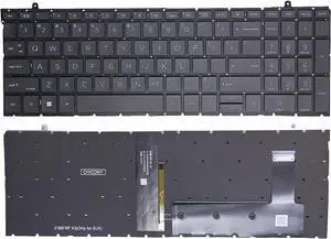 New US Black English Backlit Laptop Keyboard (Without palmrest) for HP EliteBook 860 G9 865 G9 Light Backlight New US Black English Backlit Laptop Keyboard (Without palmrest) for HP EliteBook 860 G9 865 G9 Light Backlight