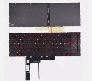 New US Red English Backlit Laptop Keyboard (Without palmrest) for MSI Bravo 15 B5DD Bravo 15 B5ED MS-158K Light Backlight New US Red English Backlit Laptop Keyboard (Without palmrest) for MSI Bravo 15 B5DD Bravo 15 B5ED MS-158K Light Backlight