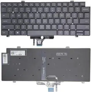 New US Black English Backlit Laptop Keyboard (Without palmrest) for Dell Latitude 5421 5431 5440 5450 P165G 7430 7530 P110F Light Backlight New US Black English Backlit Laptop Keyboard (Without palmrest) for Dell Latitude 5421 5431 5440 5450 P165G 7430 7530 P110F Light Backlight