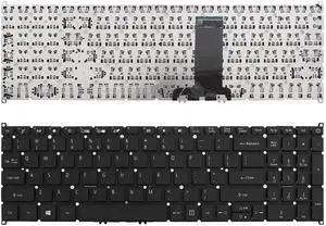 New US Black English Laptop Keyboard (Without palmrest Non-Backlit) for Acer Aspire A317-53 A317-53G A317-53-552S A317-53-57FK New US Black English Laptop Keyboard (Without palmrest Non-Backlit) for Acer Aspire A317-53 A317-53G A317-53-552S A317-53-57FK