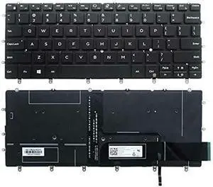 New US Black English Backlit Laptop Keyboard (Without palmrest) for Dell XPS 13 9305 Light Backlight New US Black English Backlit Laptop Keyboard (Without palmrest) for Dell XPS 13 9305 Light Backlight