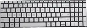 New US Silver English Backlit Keyboard (Without palmrest) for HP Pavilion 15-ER 15-ER0010NR 15-ER0095NR 15-ER0125OD 15T-ER000 15-ER0010CA 15-ER0020CA 15-ER0051NR 15-ER0056CL 15-ER0075NR 15-ER0077NR New US Silver English Backlit Keyboard (Without palmrest) for HP Pavilion 15-ER 15-ER0010NR 15-ER0095NR 15-ER0125OD 15T-ER000 15-ER0010CA 15-ER0020CA 15-ER0051NR 15-ER0056CL 15-ER0075NR 15-ER0077NR