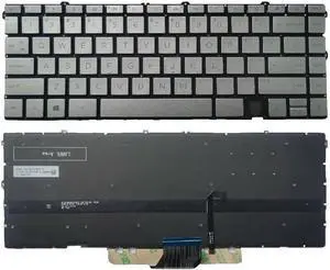New US Silver English Backlit Laptop Keyboard (Without palmrest) for HP Envy 13-BD 13M-BD 13M-BD0023DX 13M-BD0033DX 13M-BD0063DX 13-BD0032NR 13-BD0033DX New US Silver English Backlit Laptop Keyboard (Without palmrest) for HP Envy 13-BD 13M-BD 13M-BD0023DX 13M-BD0033DX 13M-BD0063DX 13-BD0032NR 13-BD0033DX