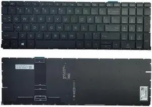 New US Black English Backlit Keyboard (Without palmrest) for HP Probook 450 G8 G9 G10 455 G8 G9 G10 New US Black English Backlit Keyboard (Without palmrest) for HP Probook 450 G8 G9 G10 455 G8 G9 G10
