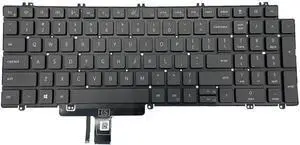 New US Black English Backlit Backlight Laptop Keyboard (Without palmrest) for Dell Latitude 5530 5531 Precision 3570 3571 New US Black English Backlit Backlight Laptop Keyboard (Without palmrest) for Dell Latitude 5530 5531 Precision 3570 3571