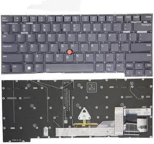 New US Black English Backlit Laptop Keyboard (Without palmrest) for Lenovo Thinkpad P1 Gen 6 6th Gen Type 21FV 21FW Light Backlight New US Black English Backlit Laptop Keyboard (Without palmrest) for Lenovo Thinkpad P1 Gen 6 6th Gen Type 21FV 21FW Light Backlight