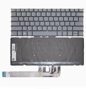 New US Black English Backlit Laptop Keyboard (Without palmrest) Replacement for Lenovo Slim Pro 7 14APH8 14ARP8 Yoga Pro 7 14APH8 14ARP8 14IRH8 Light Backlight New US Black English Backlit Laptop Keyboard (Without palmrest) Replacement for Lenovo Slim Pro 7 14APH8 14ARP8 Yoga Pro 7 14APH8 14ARP8 14IRH8 Light Backlight