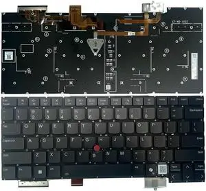 New US Black English Backlit Laptop Keyboard (Without palmrest) for Lenovo ThinkPad X1 2-in-1 Gen 10 Type 21NU 21NV 21Q0 21Q1 New US Black English Backlit Laptop Keyboard (Without palmrest) for Lenovo ThinkPad X1 2-in-1 Gen 10 Type 21NU 21NV 21Q0 21Q1