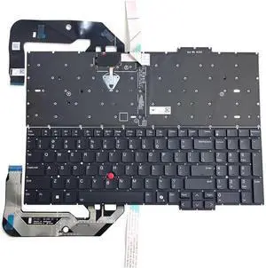 New US Black English Backlit Laptop Keyboard (Without palmrest) for Lenovo ThinkPad E16 Gen 3 (21SR 21SS 21ST 21SU 21TF 21TG) / ThinkPad P16s Gen 3 (21KS 21KT) New US Black English Backlit Laptop Keyboard (Without palmrest) for Lenovo ThinkPad E16 Gen 3 (21SR 21SS 21ST 21SU 21TF 21TG) / ThinkPad P16s Gen 3 (21KS 21KT)