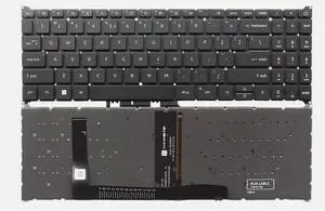 New US Black English Backlit Laptop Keyboard (Without palmrest) Replacement for Acer Aspire 5 A515-57 A515-57G A515-57GT A515-57T A715-51G A715-76 A715-76-78PC, Fun S50-54 New US Black English Backlit Laptop Keyboard (Without palmrest) Replacement for Acer Aspire 5 A515-57 A515-57G A515-57GT A515-57T A715-51G A715-76 A715-76-78PC, Fun S50-54