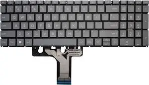 New US Black English Backlit Laptop Keyboard (Without palmrest) for HP Pavilion Plus 16-AB 16-AB0000 16-AB0010NR 16-AB0023DX 16-AB0025CL 16-AB0053DX 16-AB1010NR TPN-W161 16T-AB100 New US Black English Backlit Laptop Keyboard (Without palmrest) for HP Pavilion Plus 16-AB 16-AB0000 16-AB0010NR 16-AB0023DX 16-AB0025CL 16-AB0053DX 16-AB1010NR TPN-W161 16T-AB100