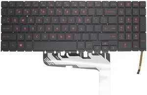 New US Red English Backlit Laptop Keyboard (Without palmrest) for HP Omen 16-AM 16-AM0008CA 16-AM0013DX 16-AM0023DX 16-AM0100WM 16-AM1003DX 16-AM1013DX TPN-Q304 New US Red English Backlit Laptop Keyboard (Without palmrest) for HP Omen 16-AM 16-AM0008CA 16-AM0013DX 16-AM0023DX 16-AM0100WM 16-AM1003DX 16-AM1013DX TPN-Q304