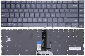 New US Black English Backlit Laptop Keyboard (Without palmrest) Replacement for ASUS ZenBook 14 UX425 UX425E UX425EA UX425JA UX425IA UM425IA UM425 UM425U UM425Q UM425UA UM425QA New US Black English Backlit Laptop Keyboard (Without palmrest) Replacement for ASUS ZenBook 14 UX425 UX425E UX425EA UX425JA UX425IA UM425IA UM425 UM425U UM425Q UM425UA UM425QA