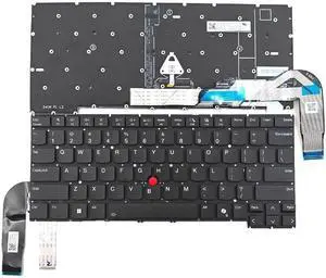 New US Black English Backlit Laptop Keyboard (Without palmrest) for Lenovo Thinkpad P1 Gen 7 Type 21KV 21KW 7th Gen New US Black English Backlit Laptop Keyboard (Without palmrest) for Lenovo Thinkpad P1 Gen 7 Type 21KV 21KW 7th Gen
