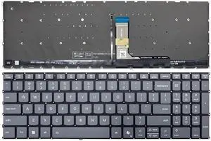 New US Black English Backlit Laptop Keyboard (Without palmrest) for Lenovo IdeaPad Slim 3 16AHP10, 3 16ARP10, 3 16IRH10, 3 16IRH10R Light Backlight New US Black English Backlit Laptop Keyboard (Without palmrest) for Lenovo IdeaPad Slim 3 16AHP10, 3 16ARP10, 3 16IRH10, 3 16IRH10R Light Backlight